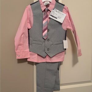 Van Heusen Kids Pink and Gray Matching Set